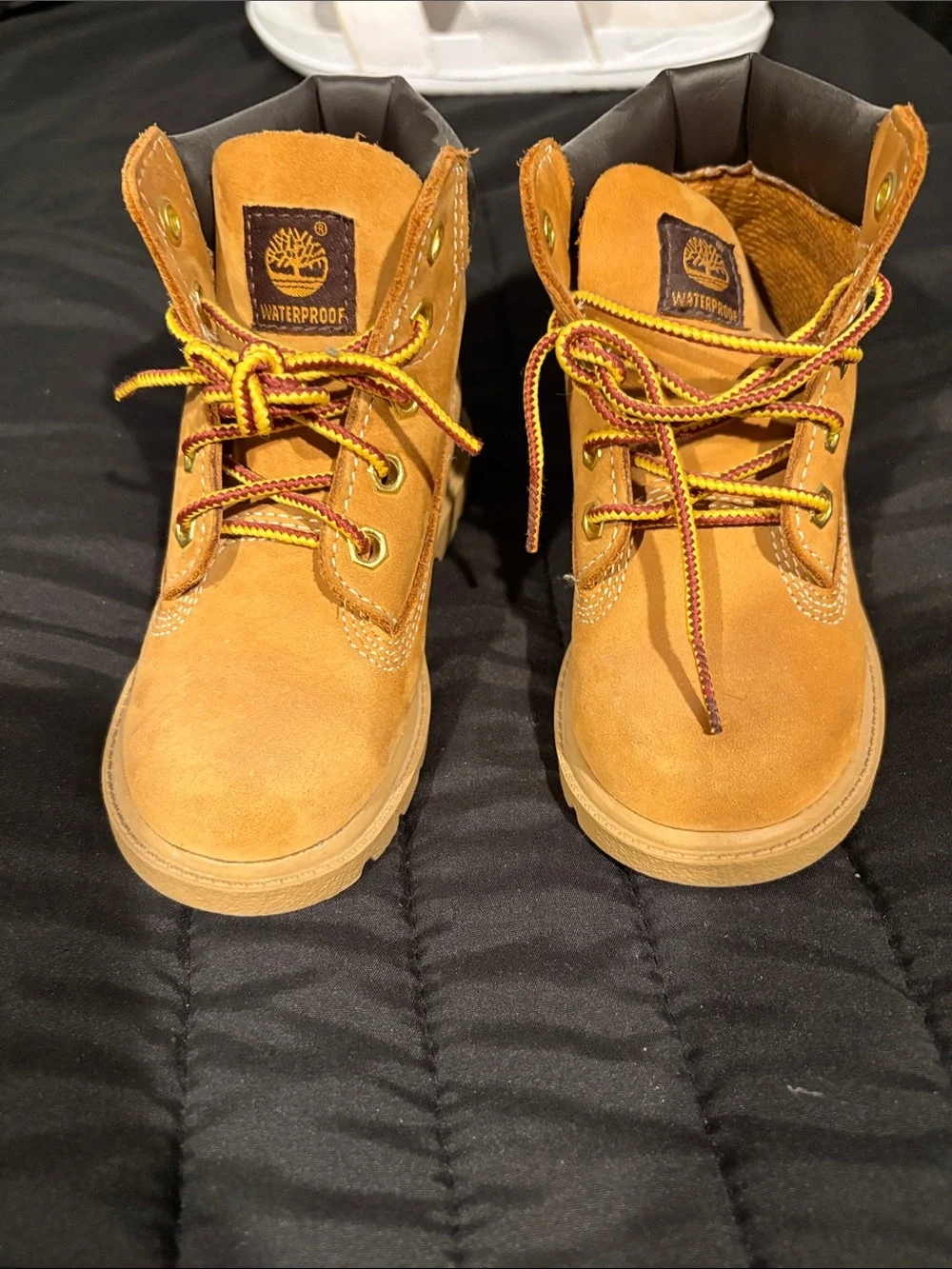 Timberland Kids Wheat/Tan Lace-Up Work Boots